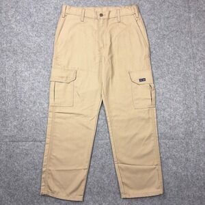 Tyndale FR Pants Men 31x28 Tan Khaki Utility Cargo Pockets FRMC Workwear USA NEW